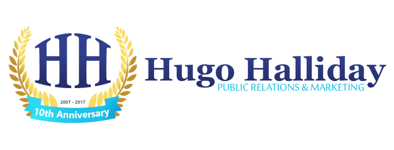 Hugo Halliday 10th anniversary logo